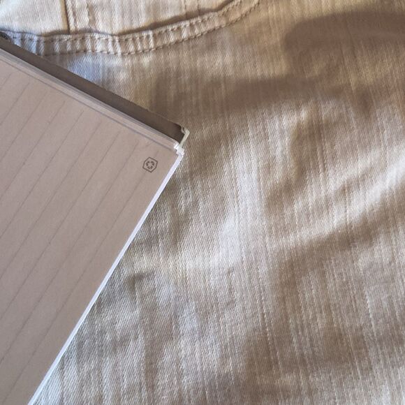 Bandolino Mandie size 14 jeans,  high-rise, A dark white color - Picture 12 of 12